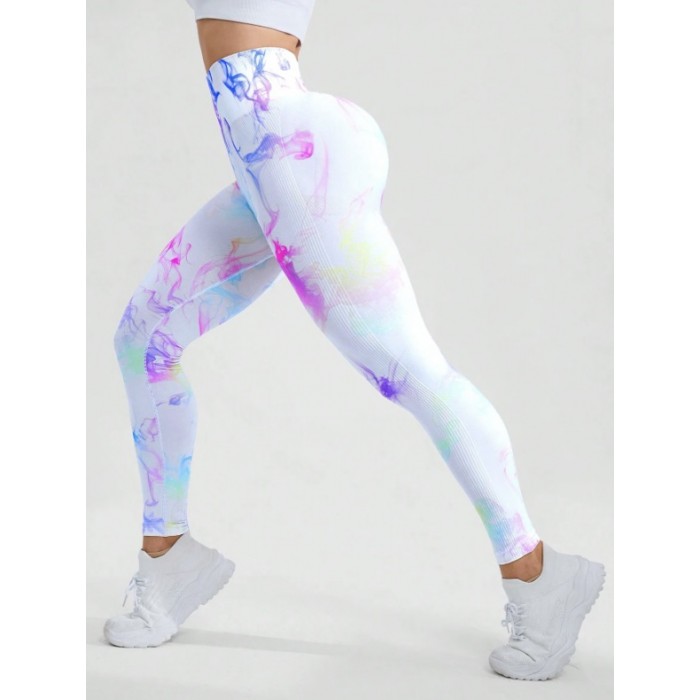 Безшовні легінси з Пуш-ап Leggings PUSH-UP Smoke model 50 (MIX)